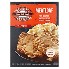 Boston Market Meatloaf with Signature, Homestyle Mashed Potatoes & Gravy, 14 oz, 14 Ounce