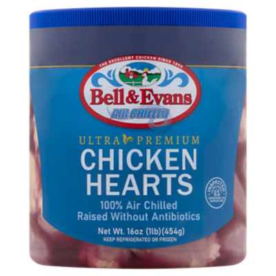 Bell & Evans Ultra Premium Chicken Hearts, 16 oz