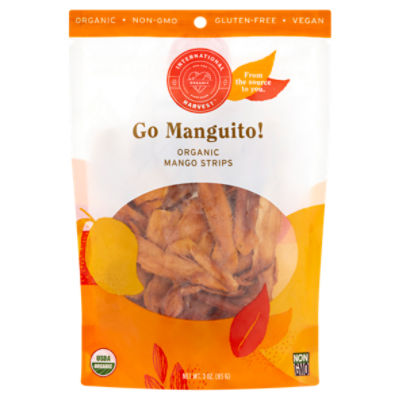International Harvest Go Manguito! Organic Mango Strips, 3 oz