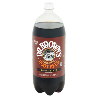 Dr. Brown's Original Draft Style Root Beer, 2 liter