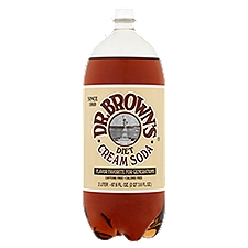 Dr. Brown's Cream Soda, Diet, 67.6 Fluid ounce
