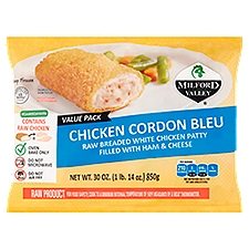 MILFORD VALLEY Chicken Cordon Bleu Value Pack, 30 oz, 6 Each