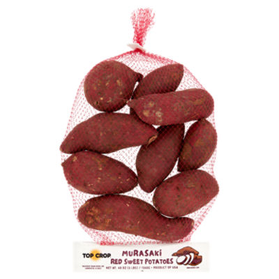 Top Crop Murasaki Red Sweet Potatoes, 3 lb bag