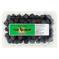 Top Crop Organic Blueberries, 18 oz