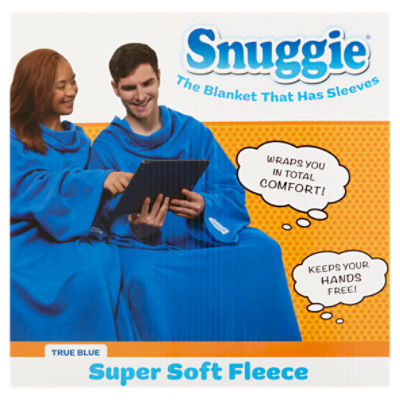 Snuggie True Blue Super Soft Fleece The Fresh Grocer