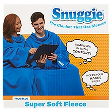 Snuggie True Blue Super Soft Fleece, 1 Each