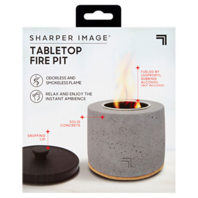Portable Tabletop Fire Pit Bowl - Table Top Rubbing Alcohol Fireplace  Indoor Outdoor Decor Mini Fire Pit Long Time Burning and Smokeless Birthday