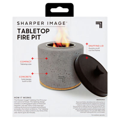 Sharper Image Tabletop Fire Pit - Power Townsend Company