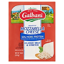 Galbani Low Moisture Part Skim Mozzarella Cheese, 16 Ounce