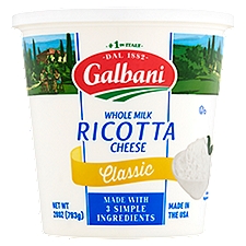 Galbani Whole Milk Classic Ricotta Cheese, 28 Ounce