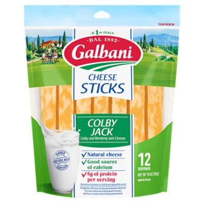 Galbani Cheese Sticks - Sticksters Colby Jack, 10 oz, 10 Ounce