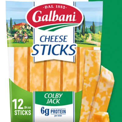 Galbani Colby Jack Cheese Sticks, 10 oz, 10 Ounce