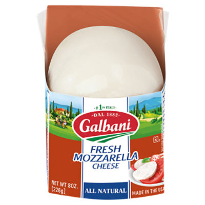 oz Mozzarella All Galbani Cheese, Fresh 8 Natural