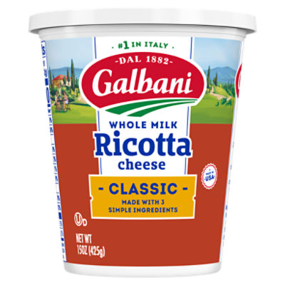 Galbani Classic Whole Milk Ricotta Cheese, 15 oz
