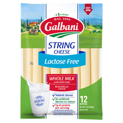 Galbani Lactose Free String Cheese, 12 oz, 12 Ounce