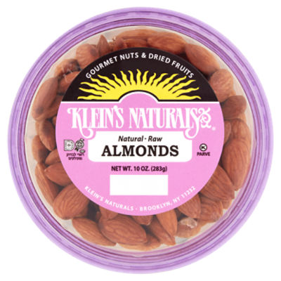 Klein's Naturals Natural Raw Almonds, 10 oz