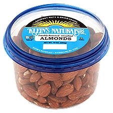 Klein's Naturals Freshly Roasted Unsalted, Almonds, 10 Ounce
