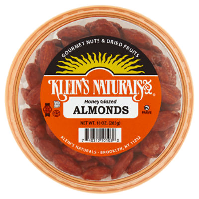 Klein's Naturals Honey Glazed Almonds, 10 oz