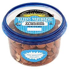 Klein's Naturals Dry Roasted Unsalted, Almonds, 10 Ounce
