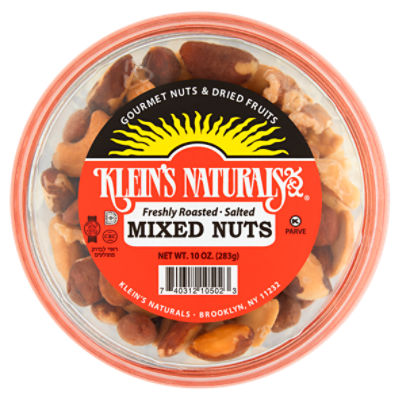 Klein's Naturals Freshly Roasted Salted Mixed Nuts, 10 oz