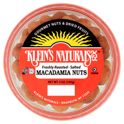 Klein's Naturals Freshly Roasted Salted Macadamia Nuts, 5 oz
