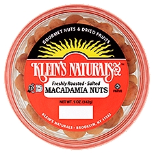 Klein's Naturals Freshly Roasted Salted Macadamia Nuts, 5 oz