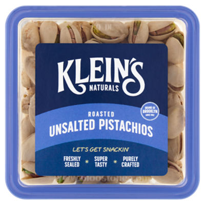 Klein's Naturals Roasted Unsalted Pistachios, 6 oz
