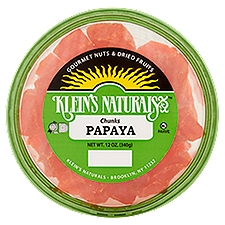 Klein's Naturals Papaya Chunks, 12 oz