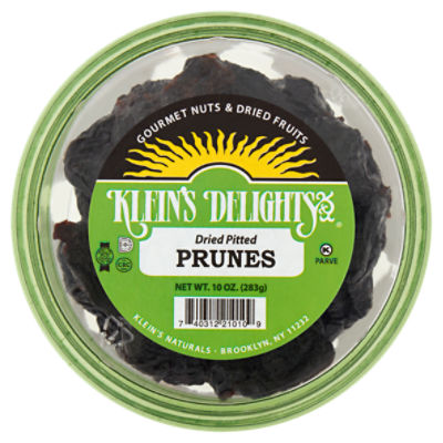 Klein's Delights Dried Pitted Prunes, 12 oz