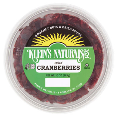 Klein's Naturals Dried Cranberries, 10 oz