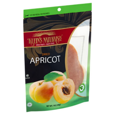 Klein's Naturals Dried Apricot, 7 oz