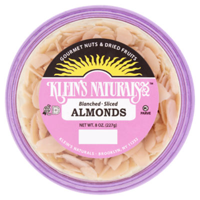 Klein's Naturals Blanched Sliced Almonds, 8 oz