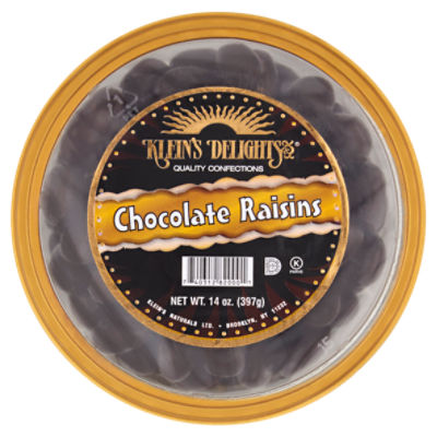 Klein's Delights Chocolate Raisins, 14 oz