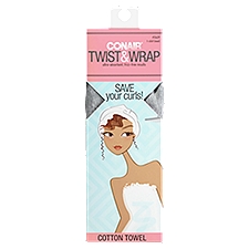 CONAIR Twist & Wrap Cotton Towel
