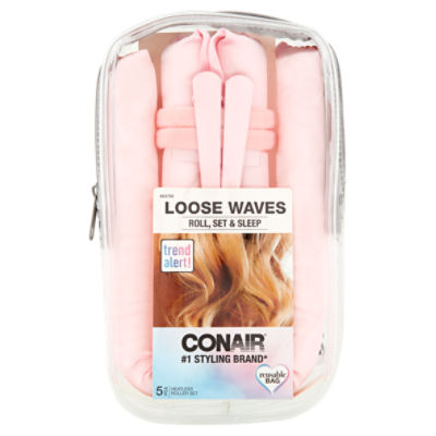 Conair Loose Waves Heatless Roller Set, 5 count