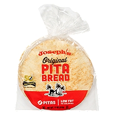 Joseph's Original White Pita Bread, 1 Pack, 4 Count