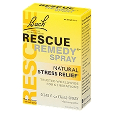 Bach Rescue Remedy Original Flower Remedies Homeopathic Spray, 0.245 fl oz, 0.25 oz