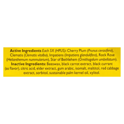 Bach Rescue Black Currant Flavor Pastilles, 35 count, 1.7 oz