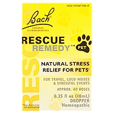 Bach Rescue Remedy Pet Dropper, Natural Stress Relief 0.35 fl. oz. (10mL)