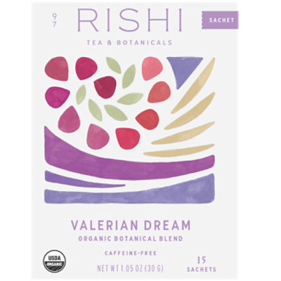 Rishi Valerian Dream Organic Botanical Blend Tea, 15 count, 1.05 oz