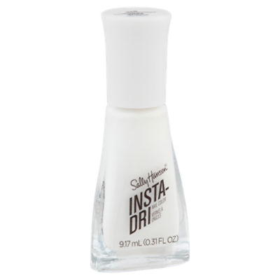 Sally Hansen Insta-Dri Nail Color - White On Time, 31 fl oz