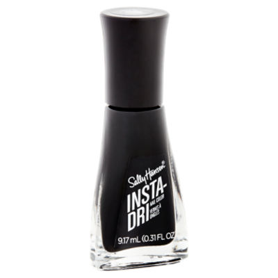 Sally Hansen Insta-Dri 573 Black to Black Nail Color, 0.31 fl oz