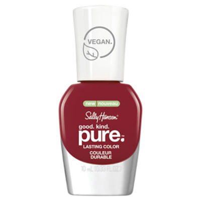 Sally Hansen Good. Kind. Pure. 320 Cherry Amore Nail Color, 0.33 fl oz