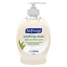 Softsoap Liquid Hand Soap Pump, Soothing Aloe Vera - 7.5 Fluid Ounce