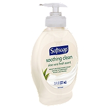 Softsoap Hand Soap, Liquid Pump Soothing Aloe Vera, 7.5 Fluid ounce