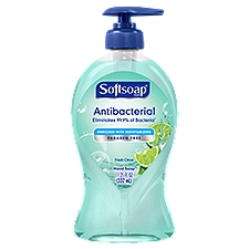 Softsoap Antibacterial Fresh Citrus, Liquid Hand Soap, 11.25 Fluid ounce