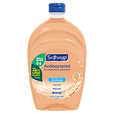 Softsoap Antibacterial Crisp Clean, Liquid Hand Soap Refill, 50 Fluid ounce