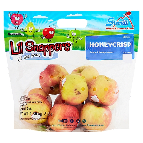 Stemilt Lil Snappers Honeycrisp Apples, 3 lbs
Responsible Choice®