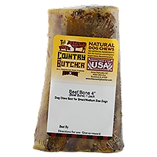 The Country Butcher Beef Bone 4'' Natural Dog Chews, 5.5 oz