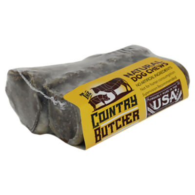 The Country Butcher Peanut Butter Flavor Filled Tubes Natural Dog Chews, 2 count, 4.4 oz